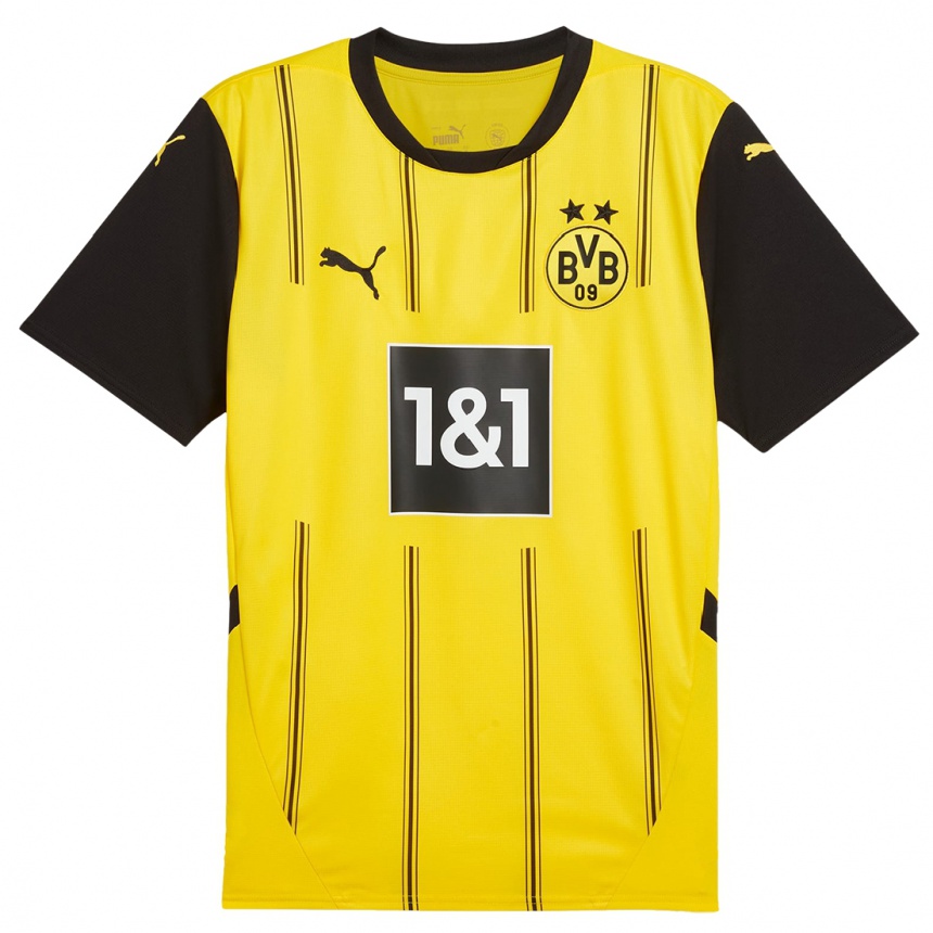 נשים כדורגל Isaak Nwachukwu #9 צהוב שחור ג'רזי ביתית 2024/25