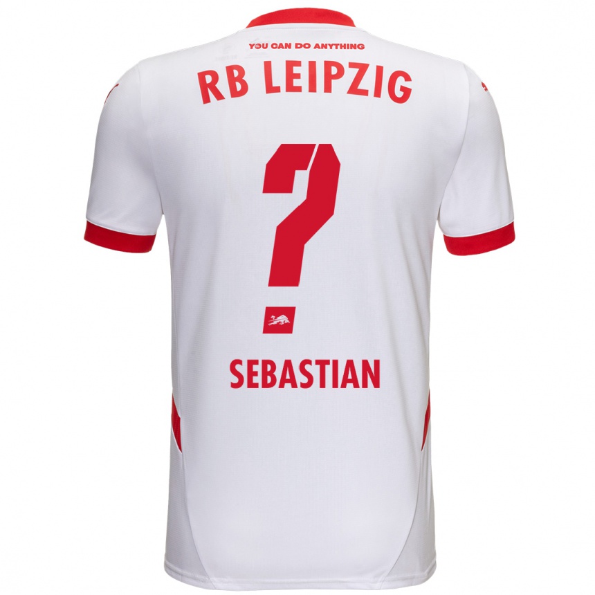 נשים כדורגל Jordy Sebastian #0 לבן אדום ג'רזי ביתית 2024/25