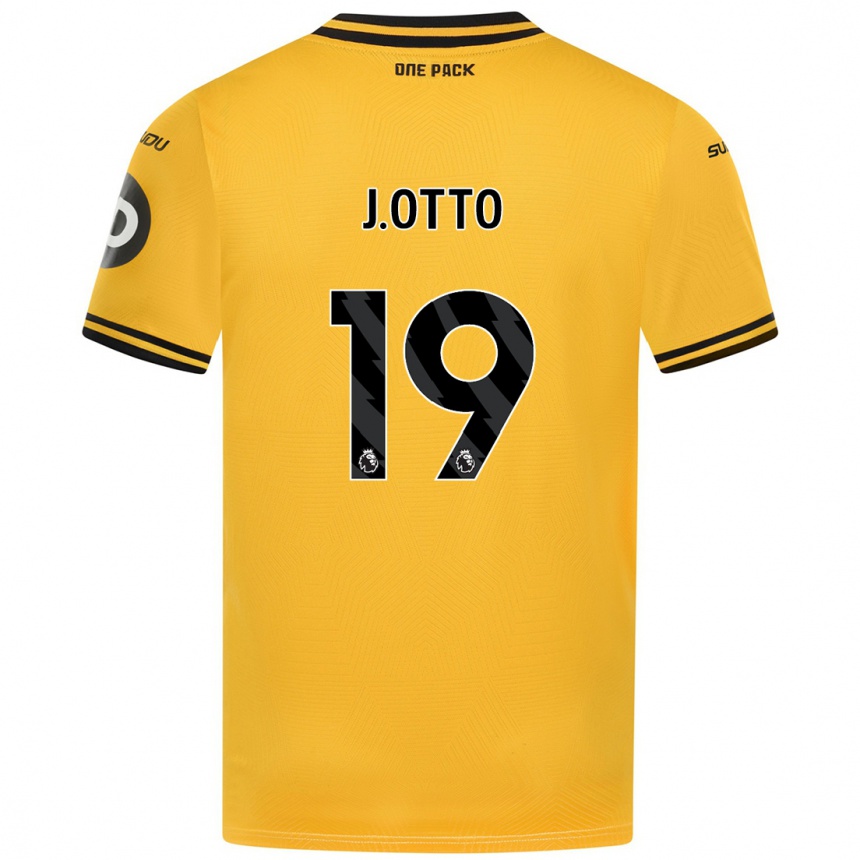 נשים כדורגל ג'וני אוטו #19 צָהוֹב ג'רזי ביתית 2024/25