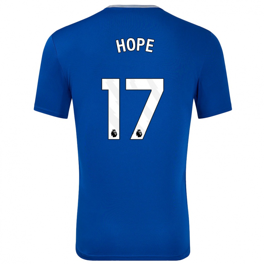 נשים כדורגל Lucy Hope #17 כחול עם ג'רזי ביתית 2024/25