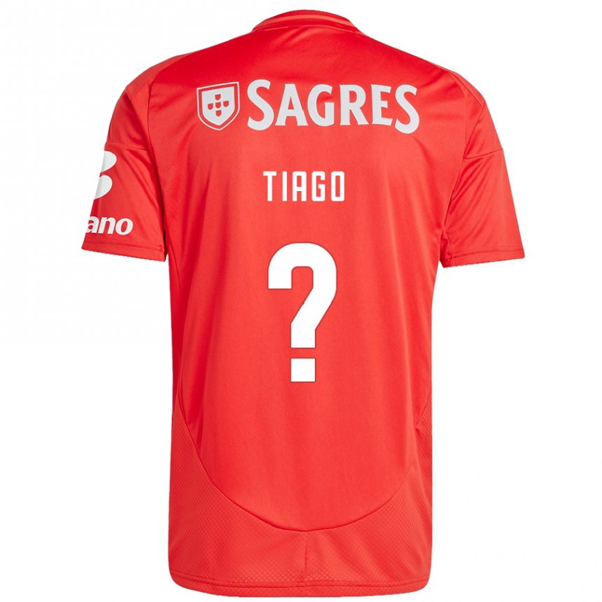 נשים כדורגל Tiago Ferreira #0 אדום לבן ג'רזי ביתית 2024/25