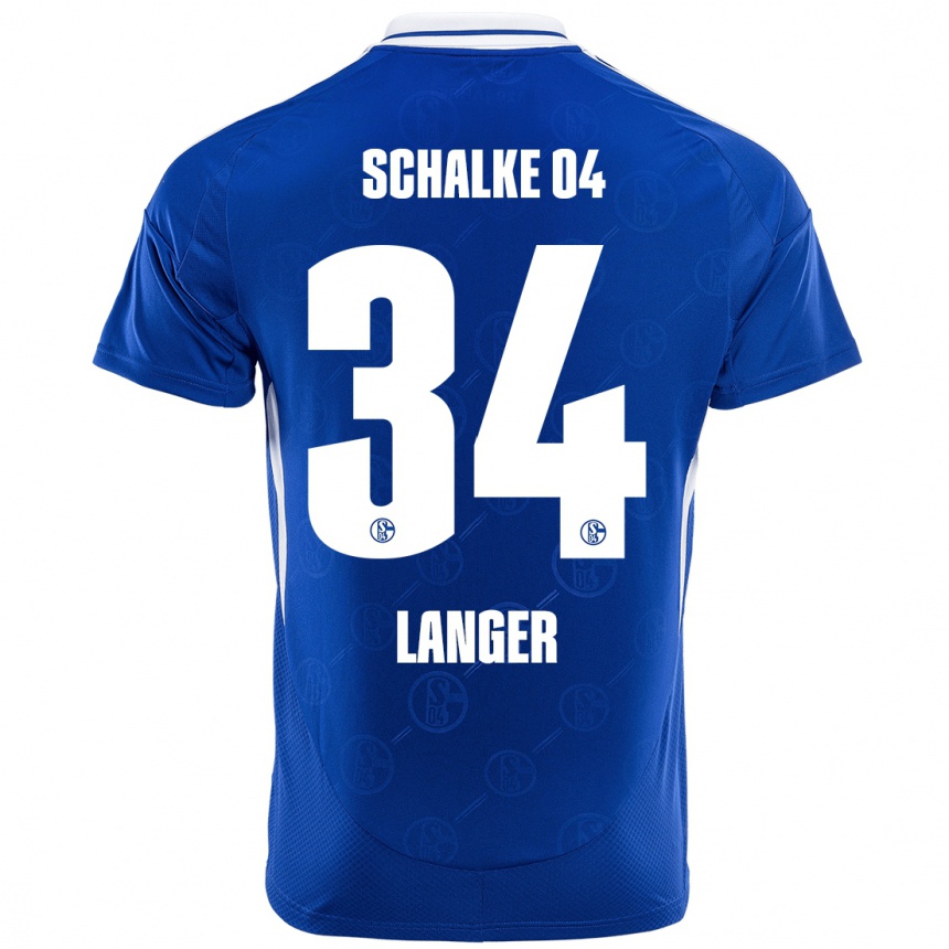 נשים כדורגל Michael Langer #34 כחול רויאל ג'רזי ביתית 2024/25