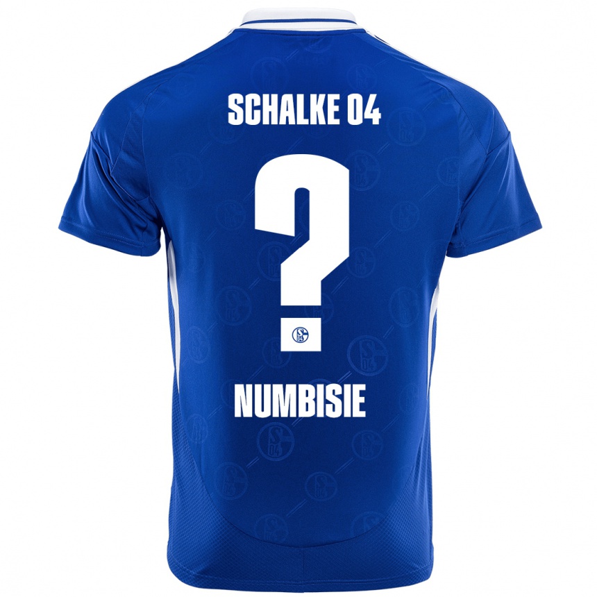 נשים כדורגל Bruno Numbisie #0 כחול רויאל ג'רזי ביתית 2024/25