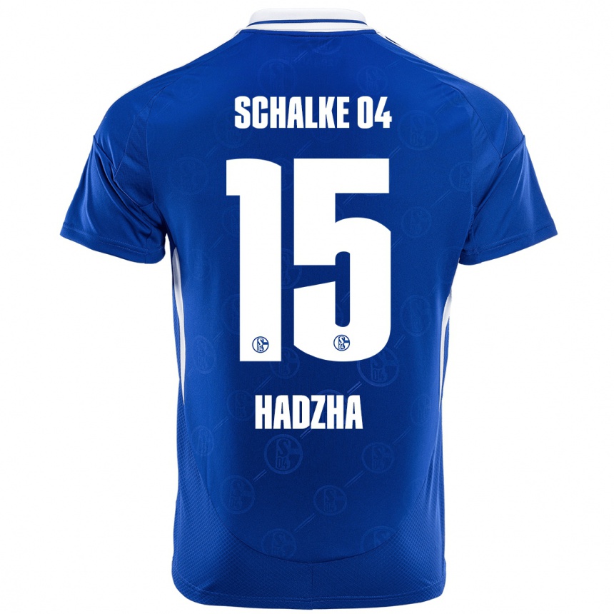 נשים כדורגל Nedzhib Hadzha #15 כחול רויאל ג'רזי ביתית 2024/25