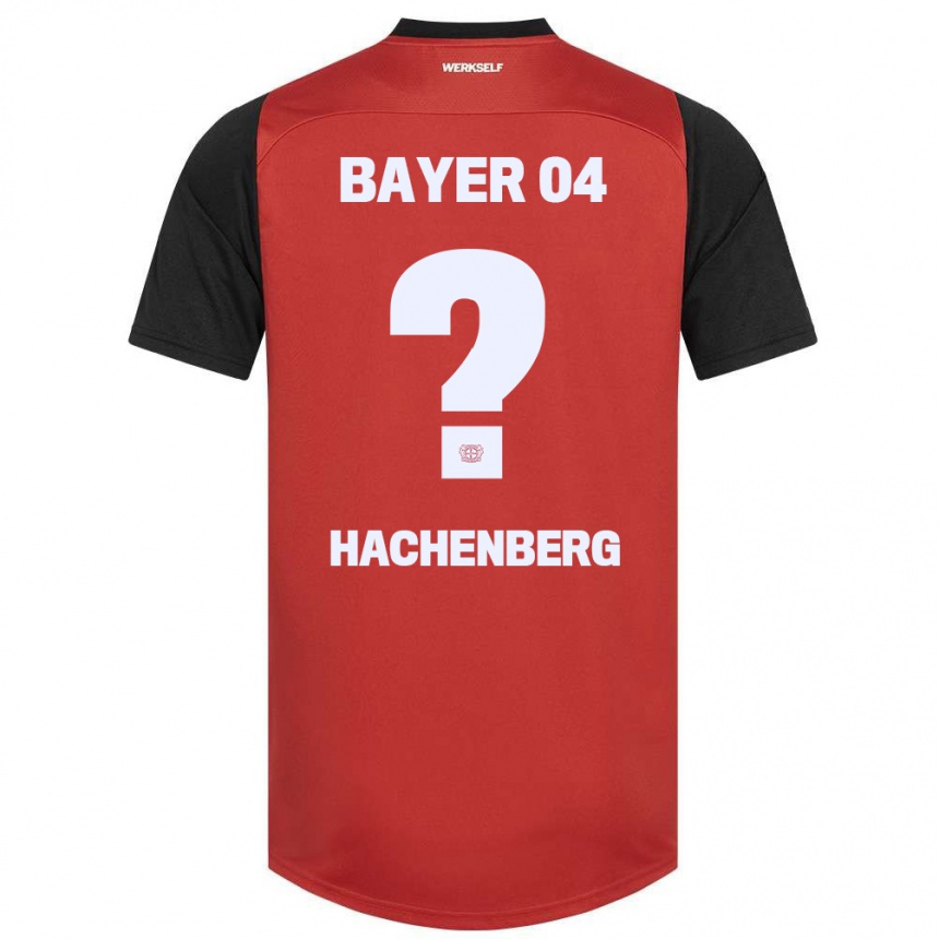 נשים כדורגל Merlin Hachenberg #0 אדום שחור ג'רזי ביתית 2024/25