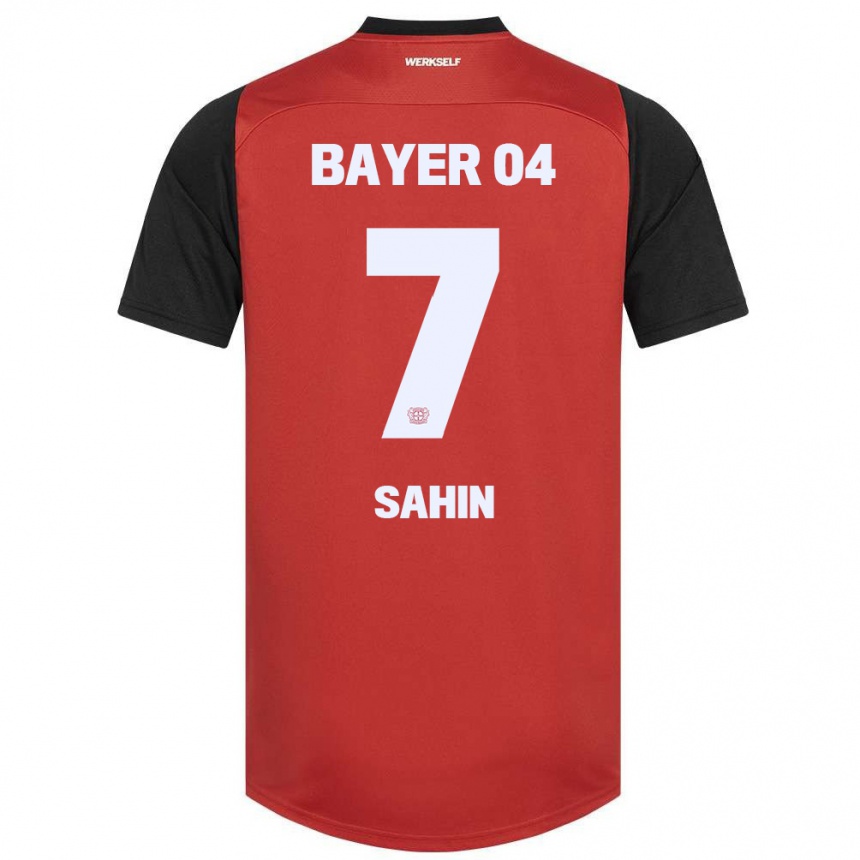 נשים כדורגל Batuhan Sahin #7 אדום שחור ג'רזי ביתית 2024/25