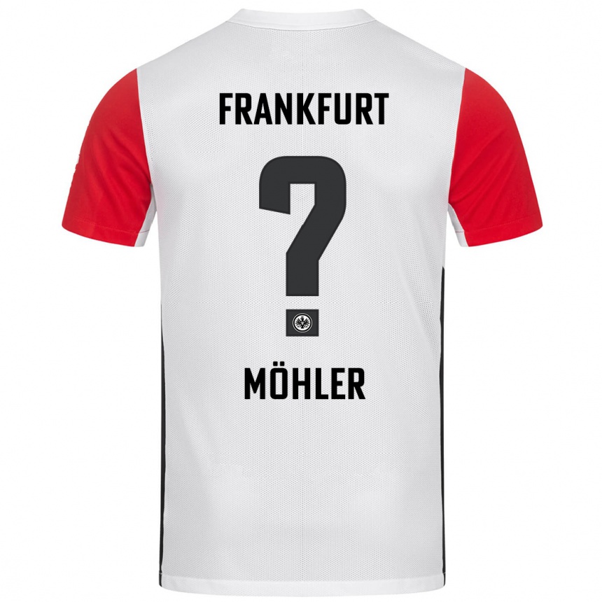נשים כדורגל Emil Möhler #0 אדום לבן ג'רזי ביתית 2024/25