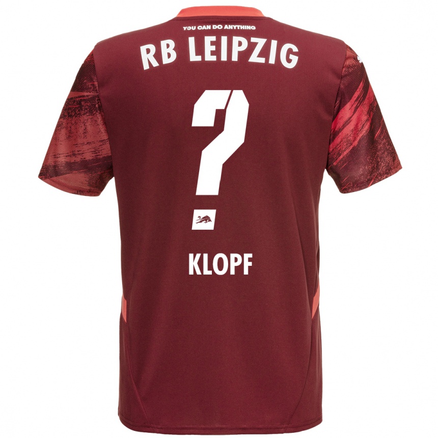 נשים כדורגל Oskar Klopf #0 בורדו הרחק ג'רזי 2024/25