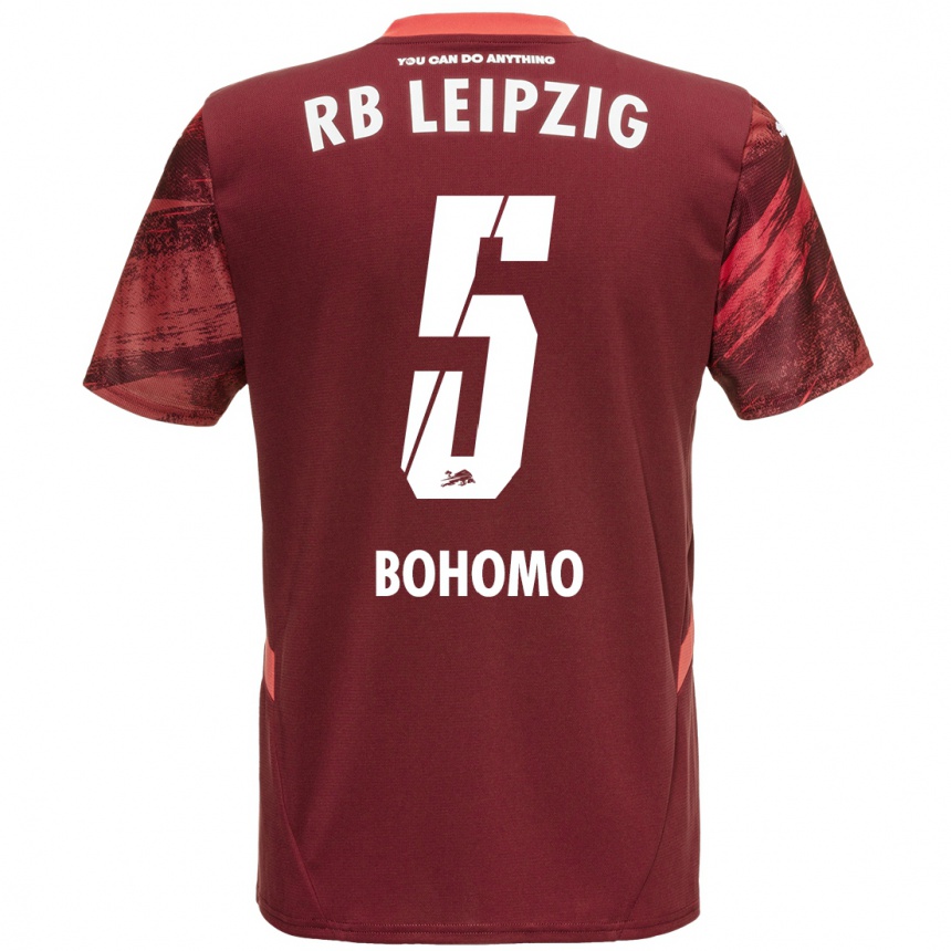 נשים כדורגל Allan Bohomo #5 בורדו הרחק ג'רזי 2024/25