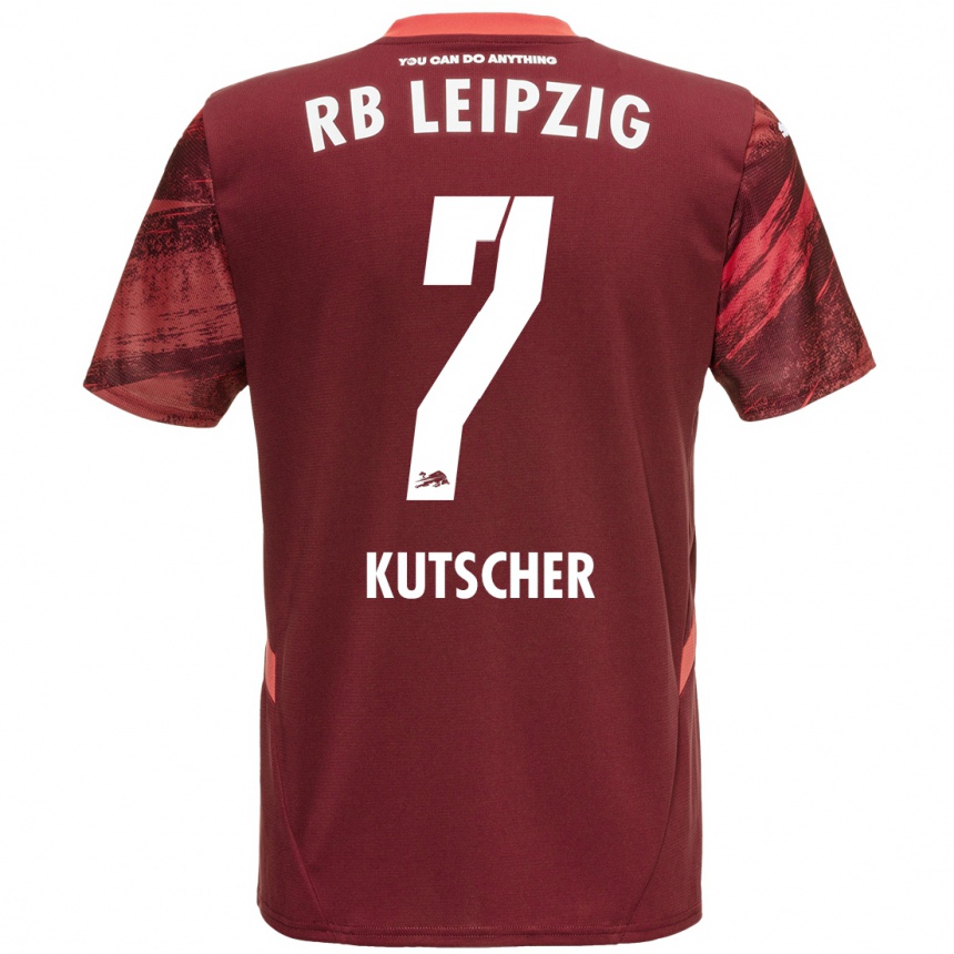 נשים כדורגל Matthes Kutscher #7 בורדו הרחק ג'רזי 2024/25
