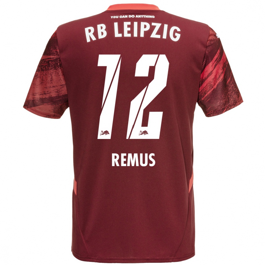 נשים כדורגל Niklas Remus #12 בורדו הרחק ג'רזי 2024/25