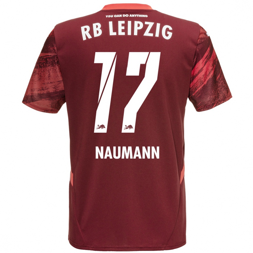 נשים כדורגל Carlos Naumann #17 בורדו הרחק ג'רזי 2024/25