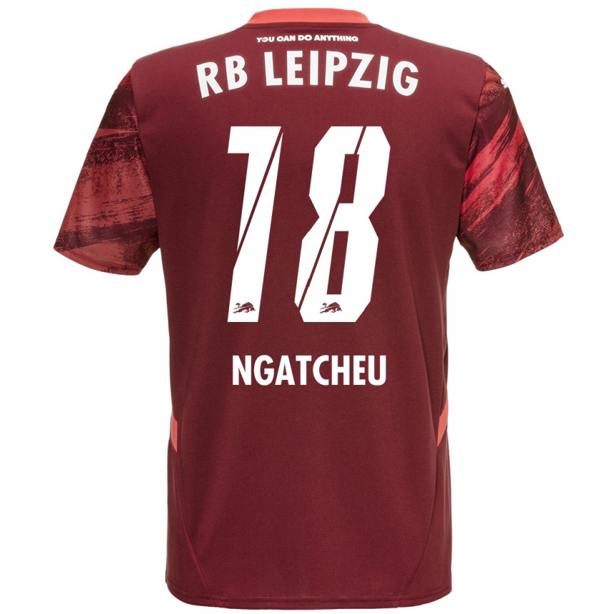 נשים כדורגל Yohan Ngatcheu #18 בורדו הרחק ג'רזי 2024/25