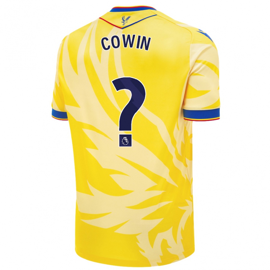 נשים כדורגל Freddie Cowin #0 צָהוֹב הרחק ג'רזי 2024/25