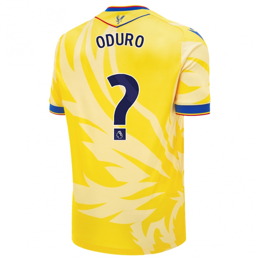 נשים כדורגל Stuart Oduro #0 צָהוֹב הרחק ג'רזי 2024/25