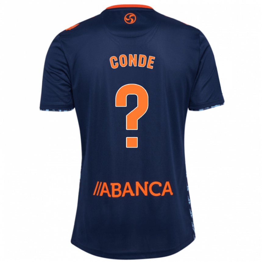 נשים כדורגל Miguel Conde #0 כָּחוֹל כֵּהֶה הרחק ג'רזי 2024/25