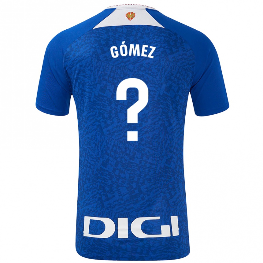 נשים כדורגל Xabi Gómez #0 כחול רויאל הרחק ג'רזי 2024/25