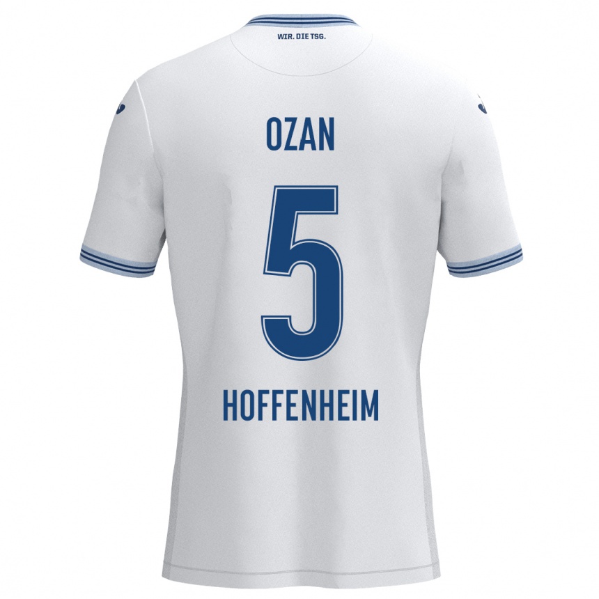 נשים כדורגל אוזן קבאק #5 כחול לבן הרחק ג'רזי 2024/25