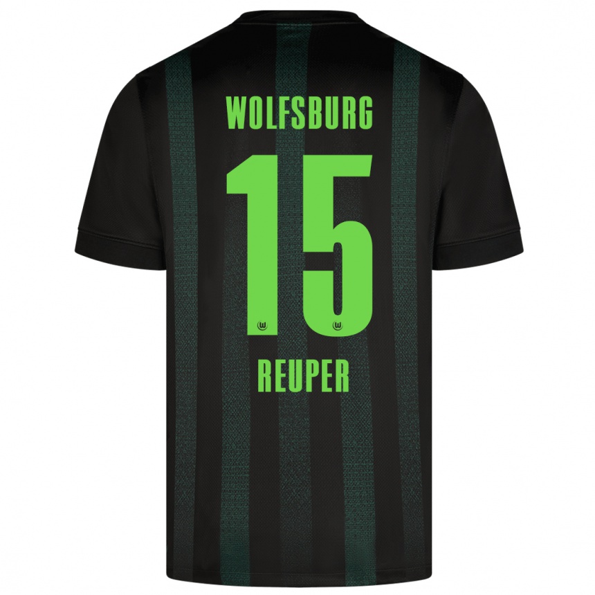 נשים כדורגל Tim Reuper #15 ירוק כהה הרחק ג'רזי 2024/25
