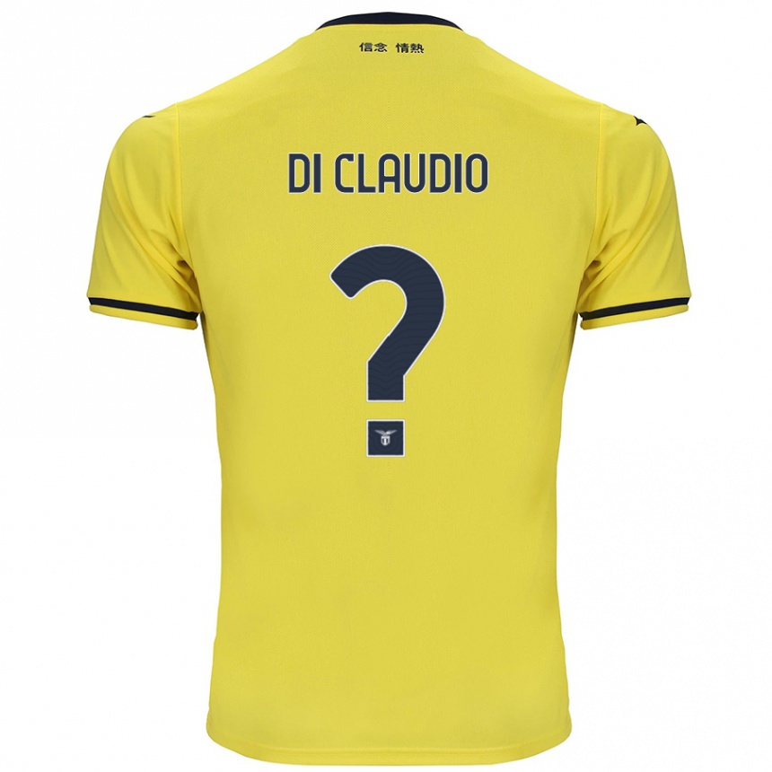 נשים כדורגל Federico Di Claudio #0 צָהוֹב הרחק ג'רזי 2024/25