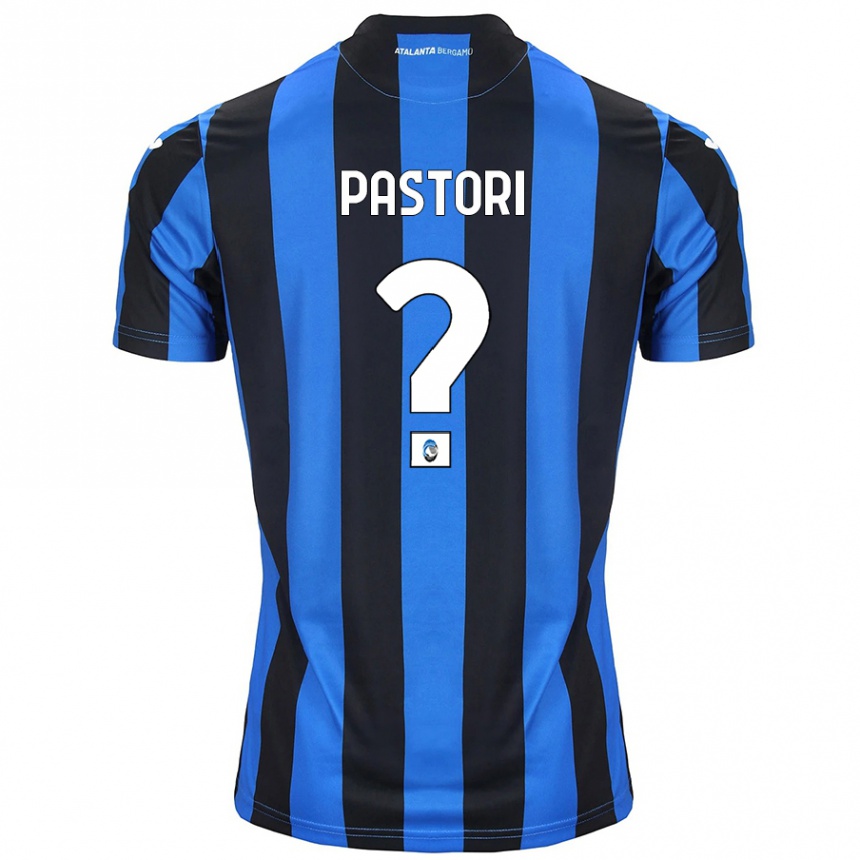 ילדים כדורגל Matias Pastori #0 כחול שחור ג'רזי ביתית 2024/25