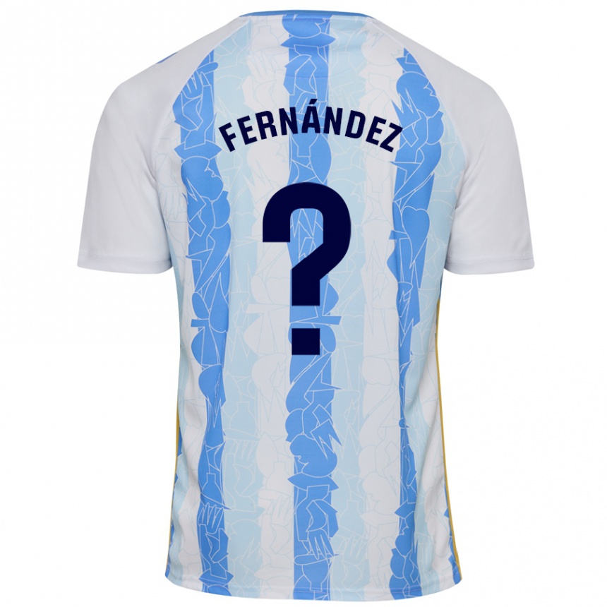 ילדים כדורגל José Fernández #0 לבן כחול ג'רזי ביתית 2024/25