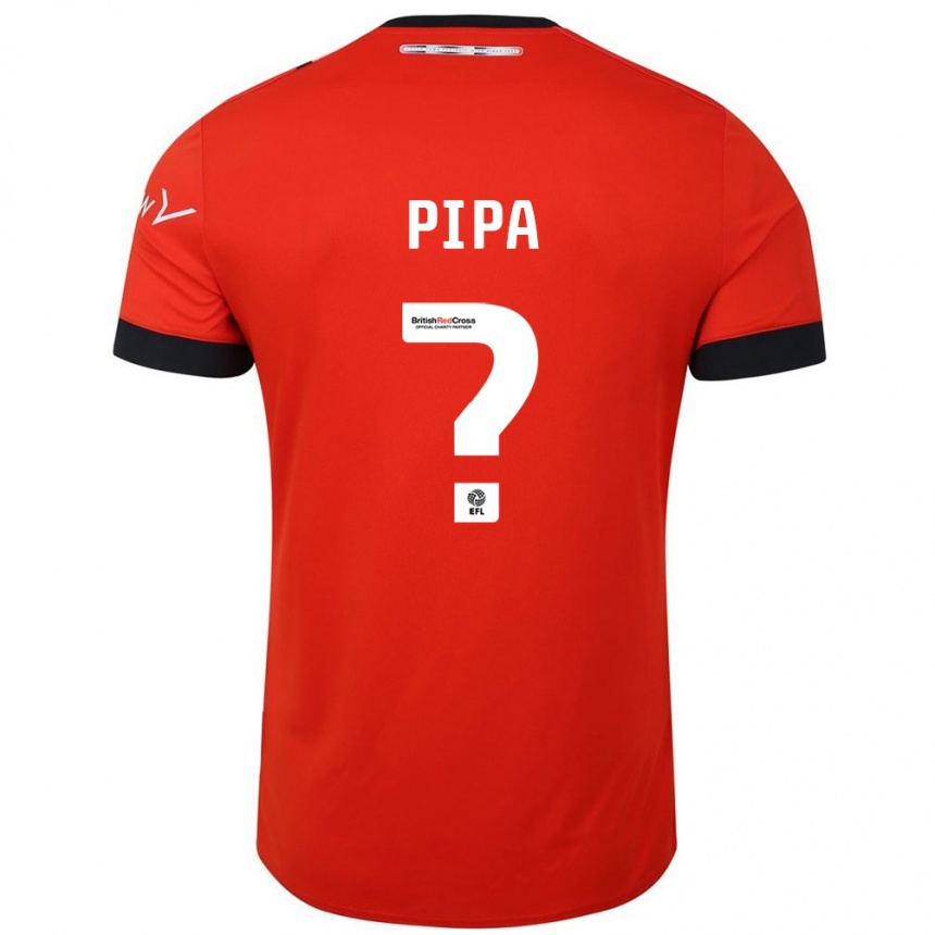 ילדים כדורגל Oliver Pipa #0 כתום שחור ג'רזי ביתית 2024/25