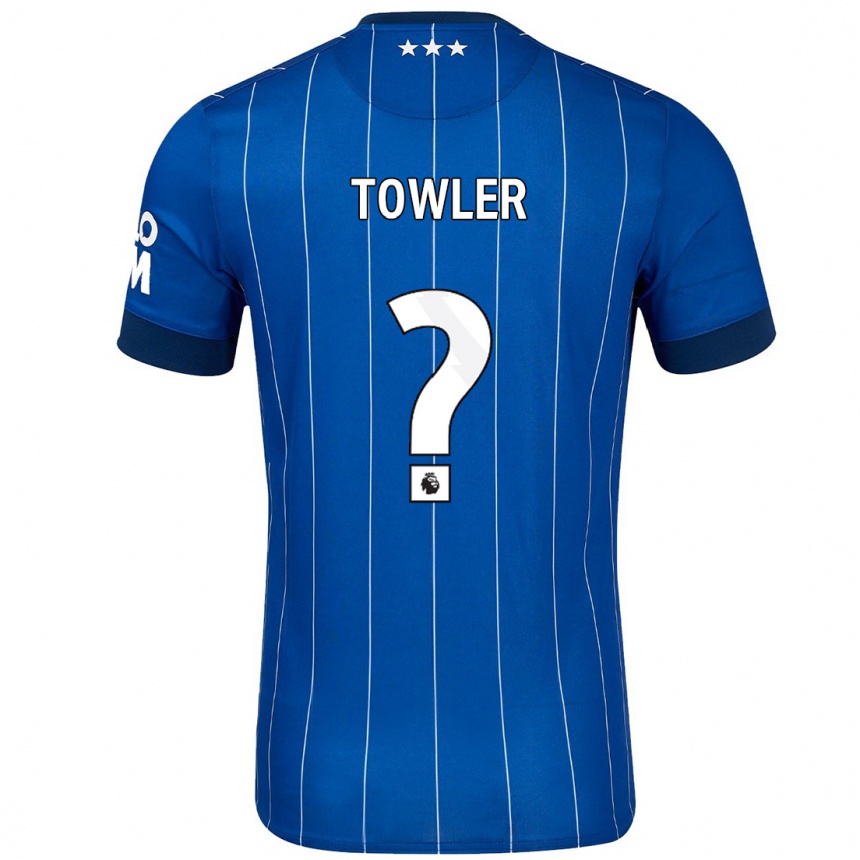 ילדים כדורגל Luke Towler #0 כָּחוֹל כֵּהֶה ג'רזי ביתית 2024/25