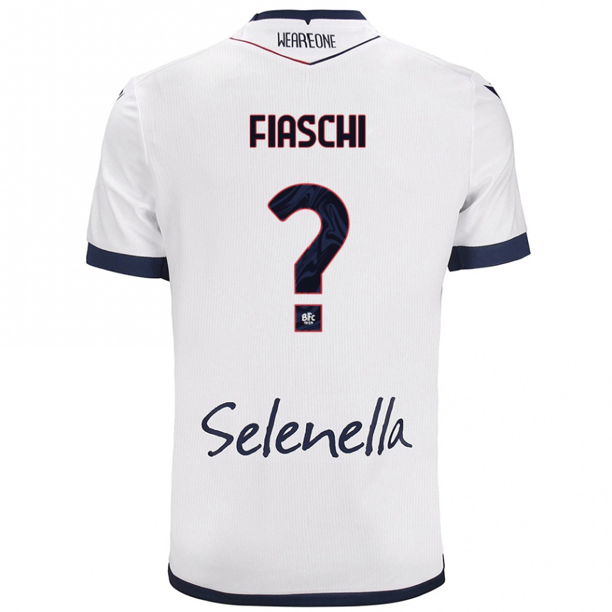 ילדים כדורגל Marco Fiaschi #0 כחול רויאל לבן הרחק ג'רזי 2024/25