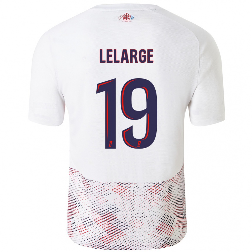 ילדים כדורגל Claire Lelarge #19 כחול רויאל לבן הרחק ג'רזי 2024/25