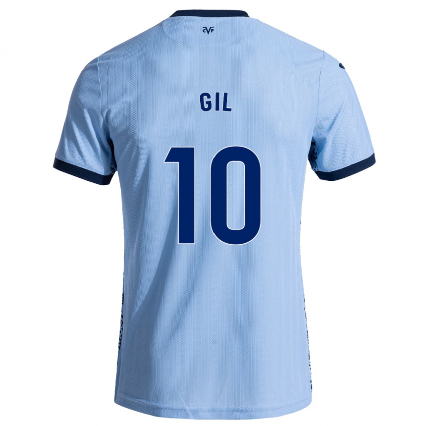 ילדים כדורגל Markel Gil #10 שמיים כחולים הרחק ג'רזי 2024/25