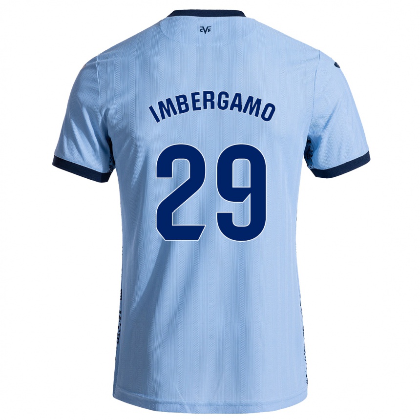 ילדים כדורגל Mar Imbergamo #29 שמיים כחולים הרחק ג'רזי 2024/25