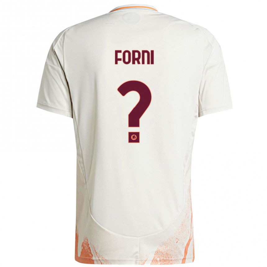 ילדים כדורגל Matteo Forni #0 קרם לבן כתום הרחק ג'רזי 2024/25