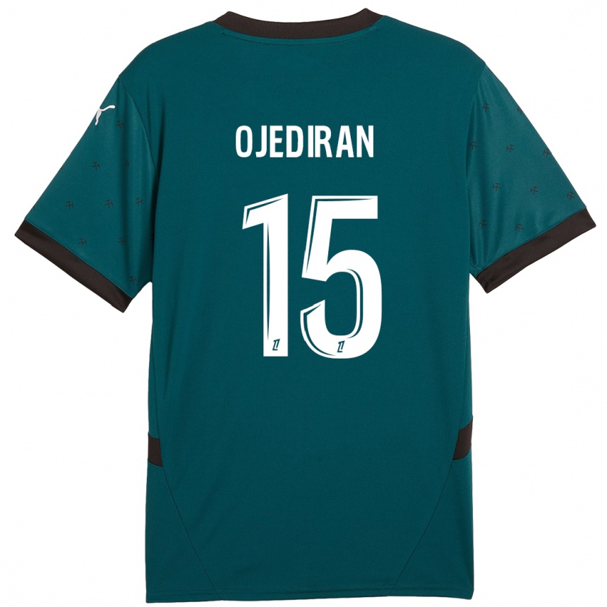 ילדים כדורגל Hamzat Ojediran #15 ירוק כהה הרחק ג'רזי 2024/25