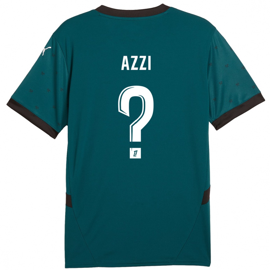 ילדים כדורגל Rayan Azzi #0 ירוק כהה הרחק ג'רזי 2024/25