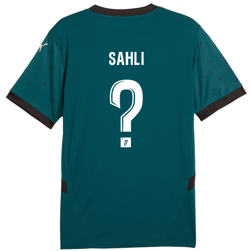 ילדים כדורגל Wael Sahli #0 ירוק כהה הרחק ג'רזי 2024/25
