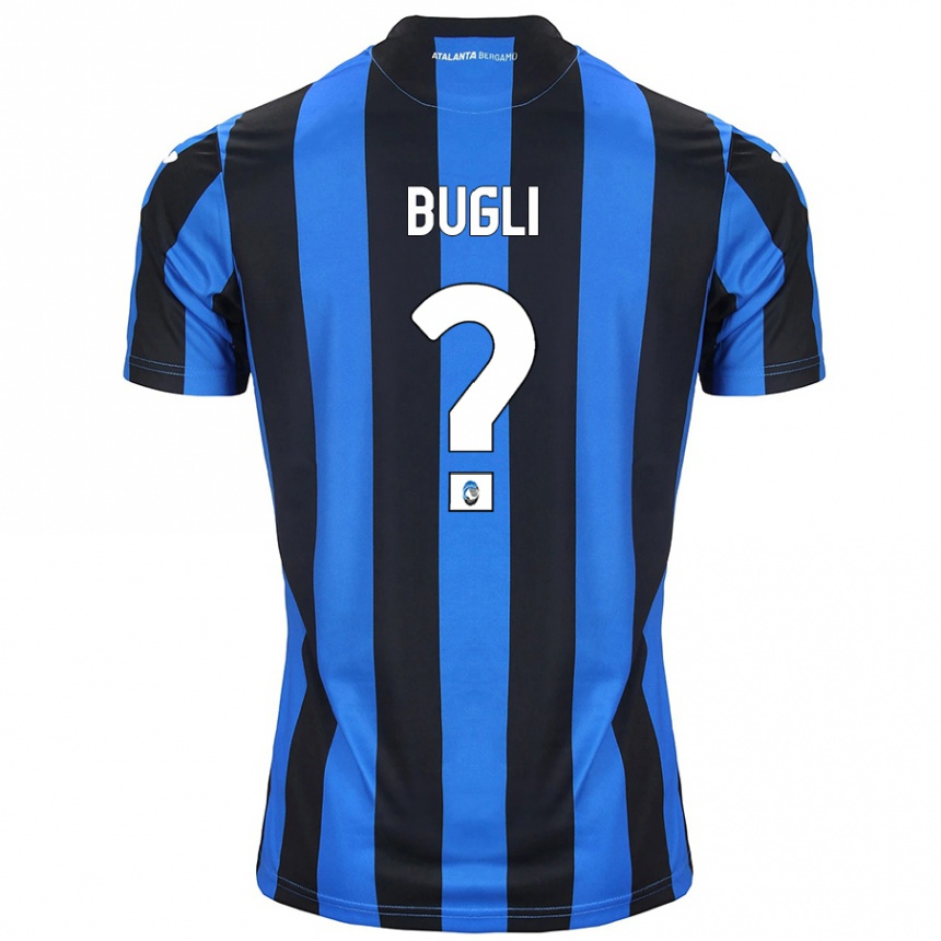 גברים כדורגל Gabriel Bugli #0 כחול שחור ג'רזי ביתית 2024/25