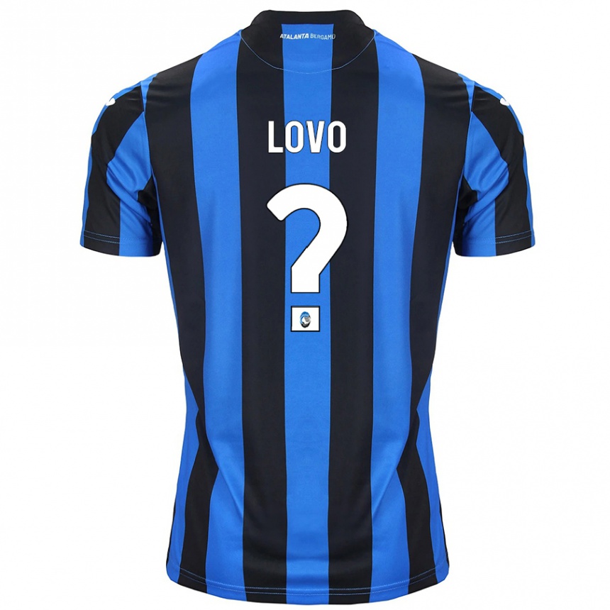 גברים כדורגל Pietro Lovo #0 כחול שחור ג'רזי ביתית 2024/25