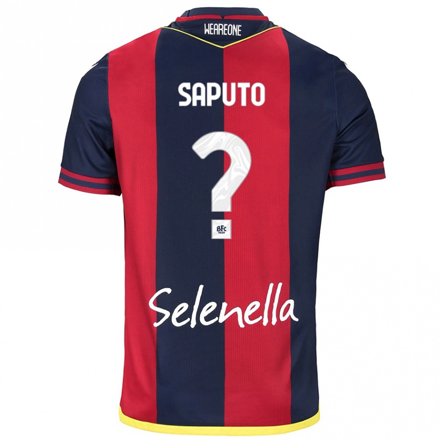 גברים כדורגל Jesse Saputo #0 אדום רויאל כחול ג'רזי ביתית 2024/25
