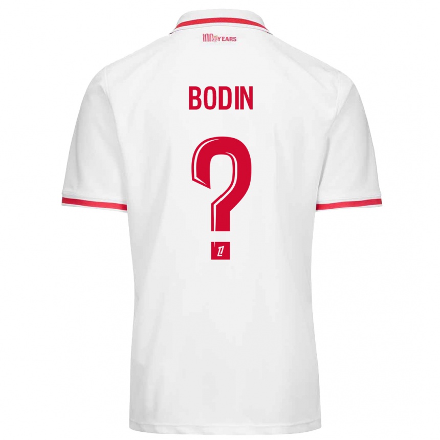 גברים כדורגל Hugo Bodin #0 לבן אדום ג'רזי ביתית 2024/25