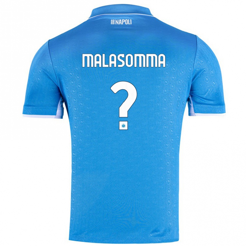 גברים כדורגל Matteo Malasomma #0 שמיים כחולים ג'רזי ביתית 2024/25