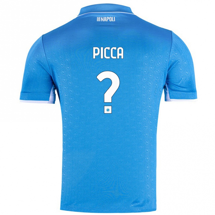 גברים כדורגל Luigi Picca #0 שמיים כחולים ג'רזי ביתית 2024/25
