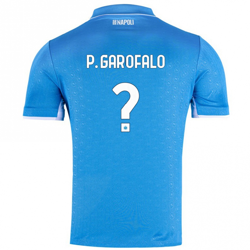 גברים כדורגל Pasquale Garofalo #0 שמיים כחולים ג'רזי ביתית 2024/25