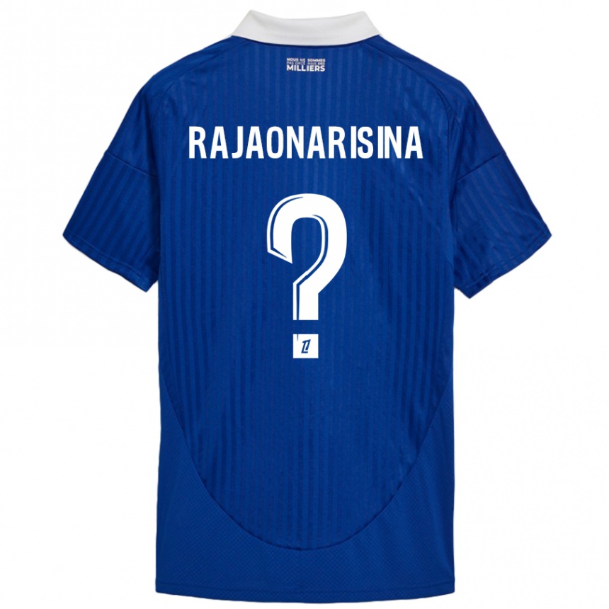 גברים כדורגל Noah Rajaonarisina #0 כחול לבן ג'רזי ביתית 2024/25