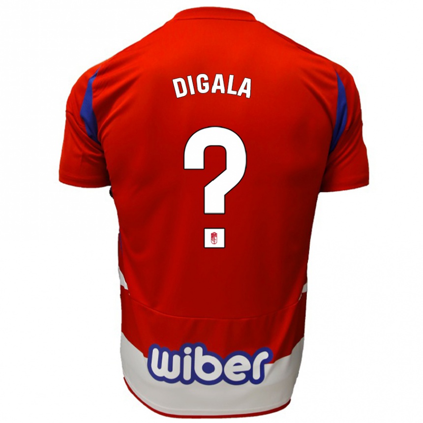 גברים כדורגל Gonzaldo Digala #0 אדום לבן כחול ג'רזי ביתית 2024/25