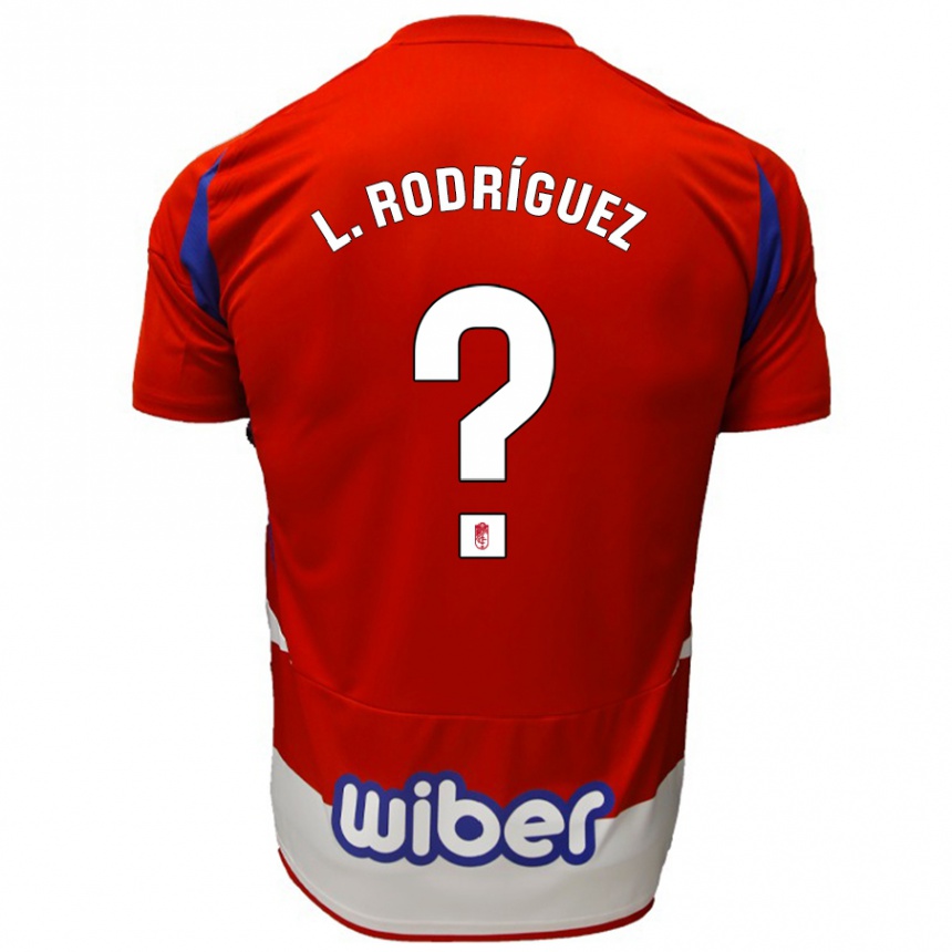 גברים כדורגל Iker López Rodríguez #0 אדום לבן כחול ג'רזי ביתית 2024/25
