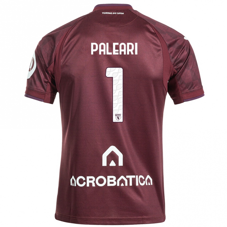 גברים כדורגל Alberto Paleari #1 לבן שחור ג'רזי ביתית 2024/25
