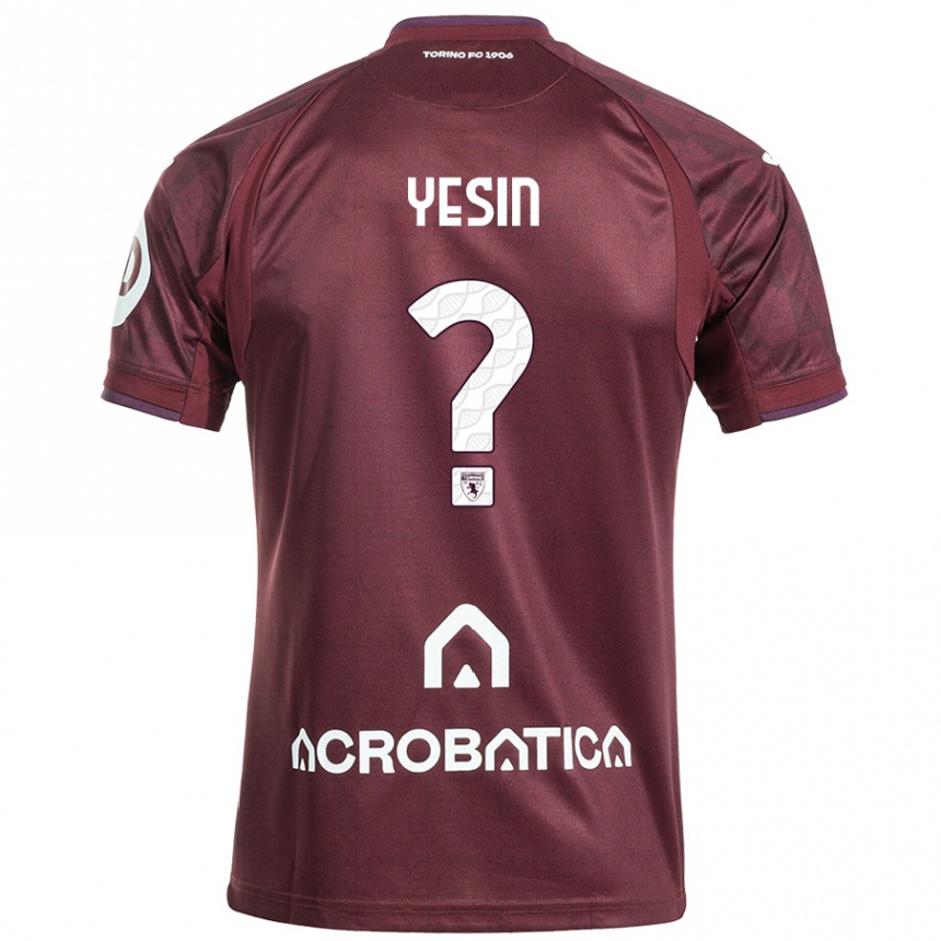גברים כדורגל Demyan Yesin #0 לבן שחור ג'רזי ביתית 2024/25