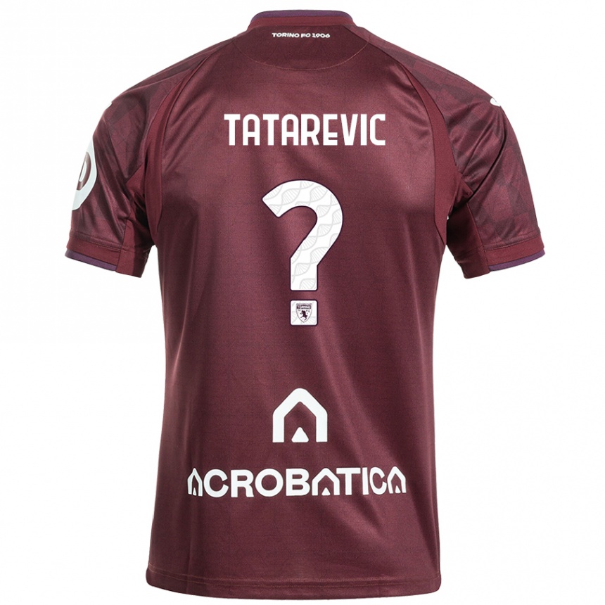 גברים כדורגל Dino Tatarevic #0 לבן שחור ג'רזי ביתית 2024/25