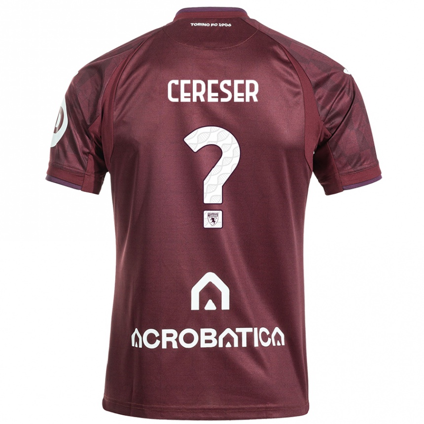 גברים כדורגל Francesco Cereser #0 לבן שחור ג'רזי ביתית 2024/25